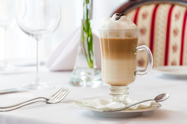 Latte coffee